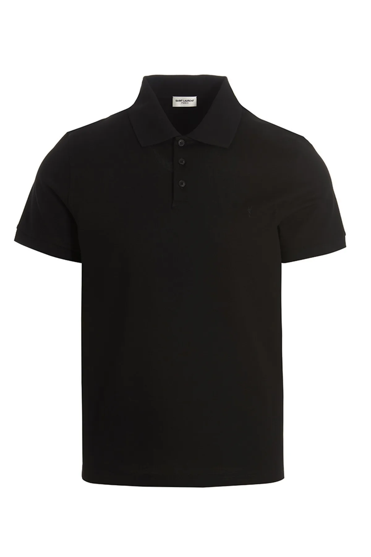 Saint Laurent  |Unisex Plain Cotton Short Sleeves Logo Luxury Polos