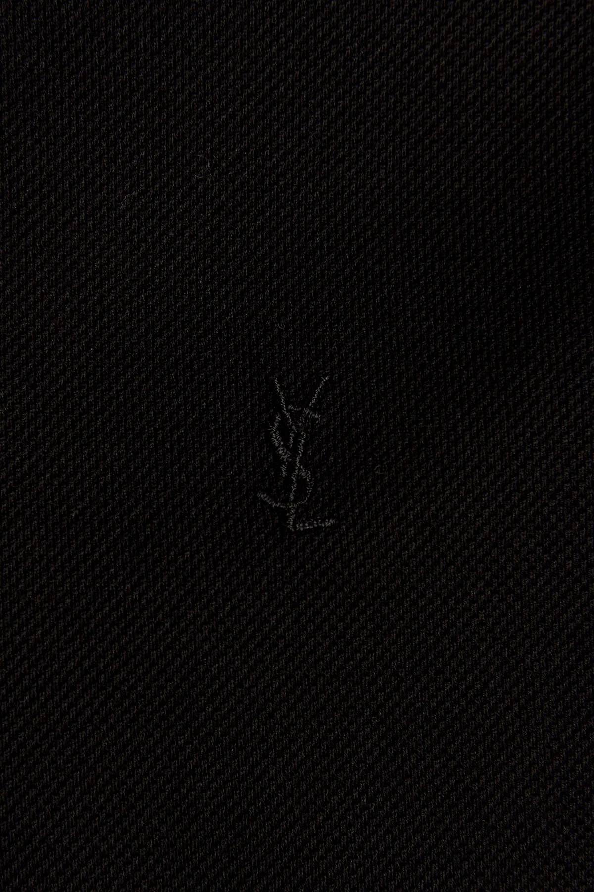 Saint Laurent  |Unisex Plain Cotton Short Sleeves Logo Luxury Polos