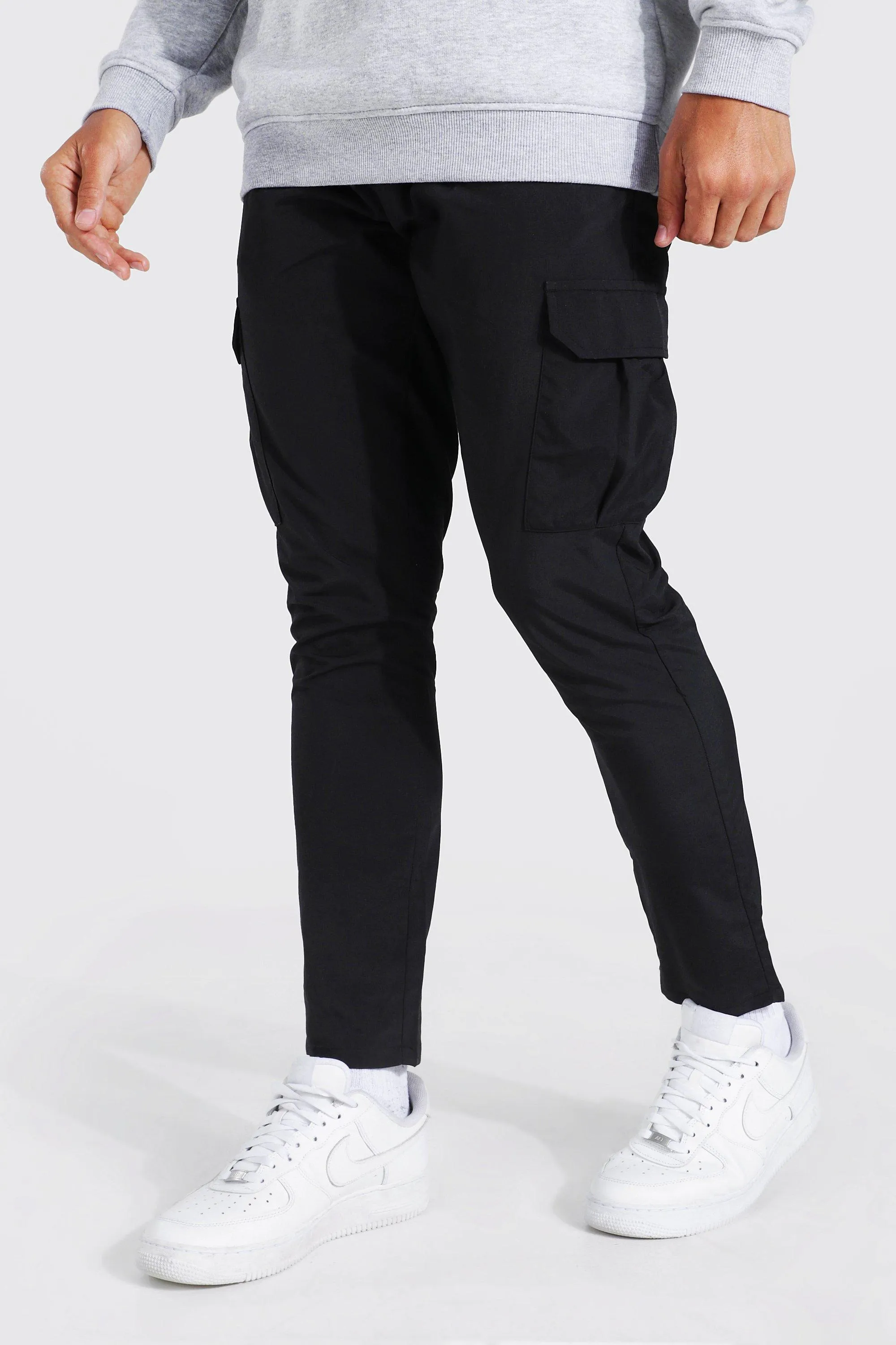 Slim Fit Shell Cargo Trouser