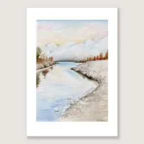 Snowscape print