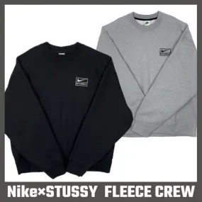 STUSSY  |Unisex Street Style Logo Skater Style Sweatshirts