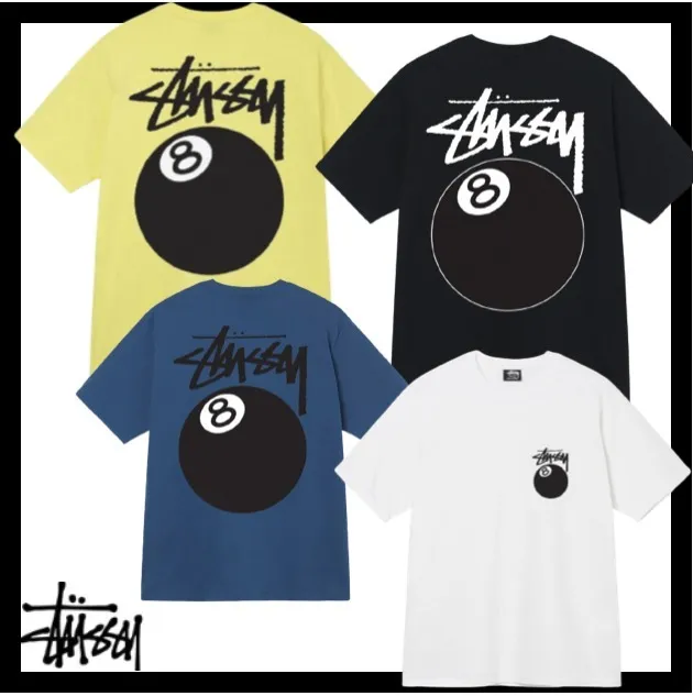 STUSSY  |Unisex Street Style Logo Skater Style T-Shirts