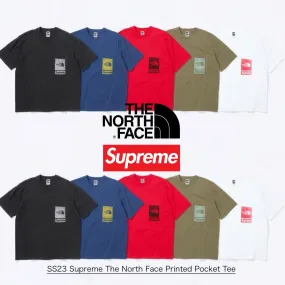 Supreme  |Unisex Street Style Collaboration Logo Skater Style T-Shirts