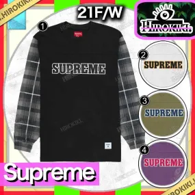 Supreme  |Unisex Street Style Collaboration Logo T-Shirts