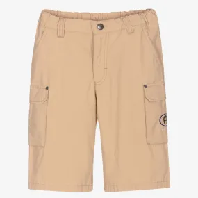 Teen Boys Beige Cargo Shorts