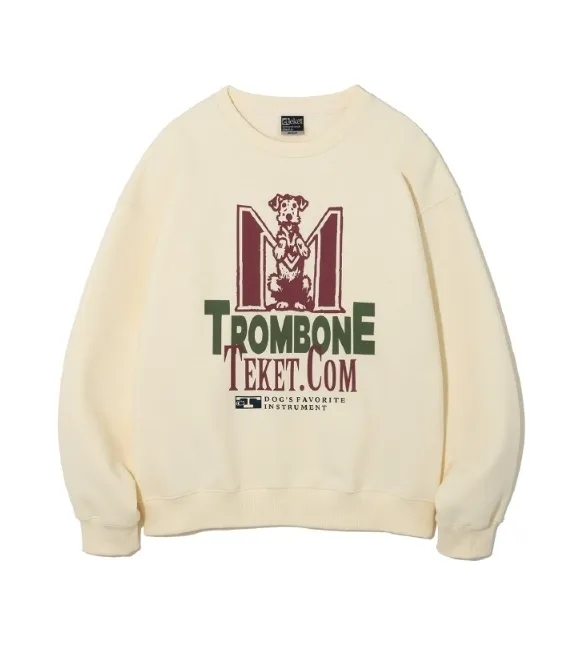 teket  |Unisex Street Style Long Sleeves Cotton Logo Sweatshirts