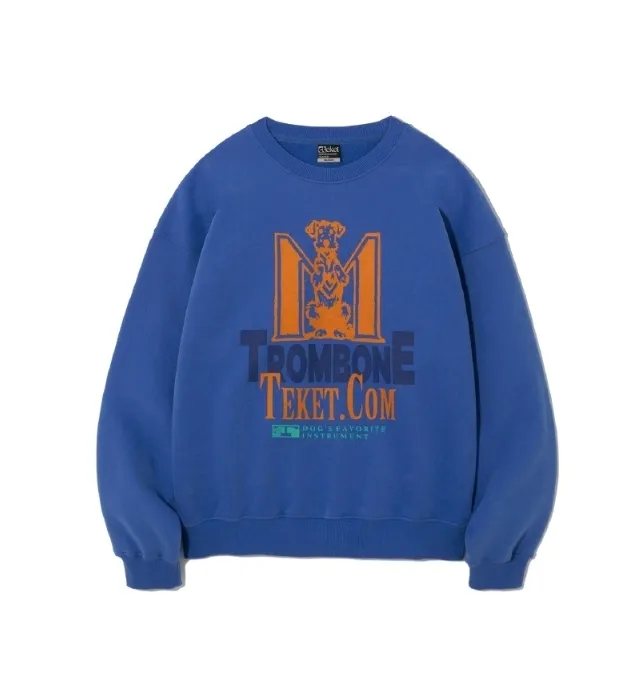 teket  |Unisex Street Style Long Sleeves Cotton Logo Sweatshirts