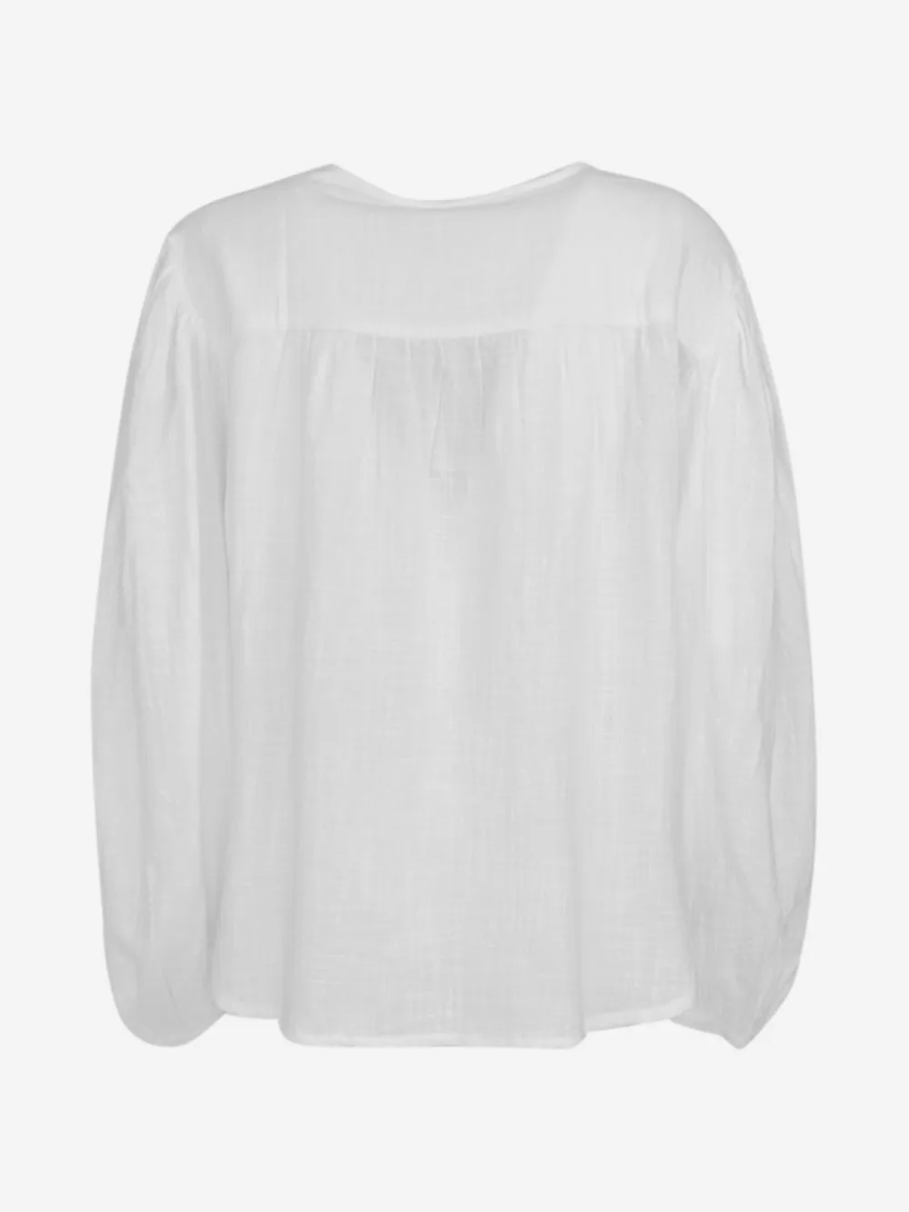 The new society - Blusa con maniche a palloncino e lacci allo scollo