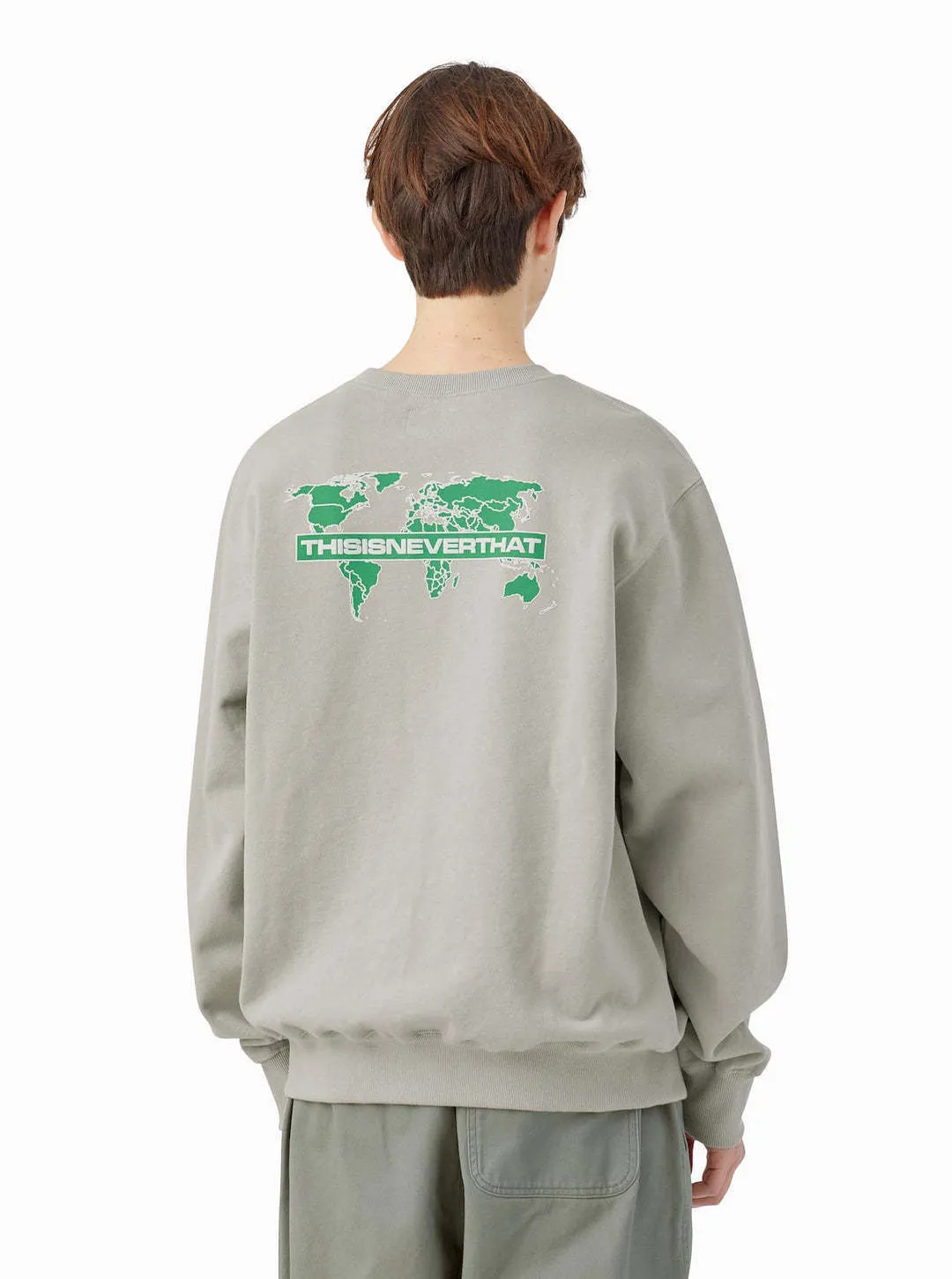 thisisneverthat  |Unisex Street Style Long Sleeves Logo Sweatshirts