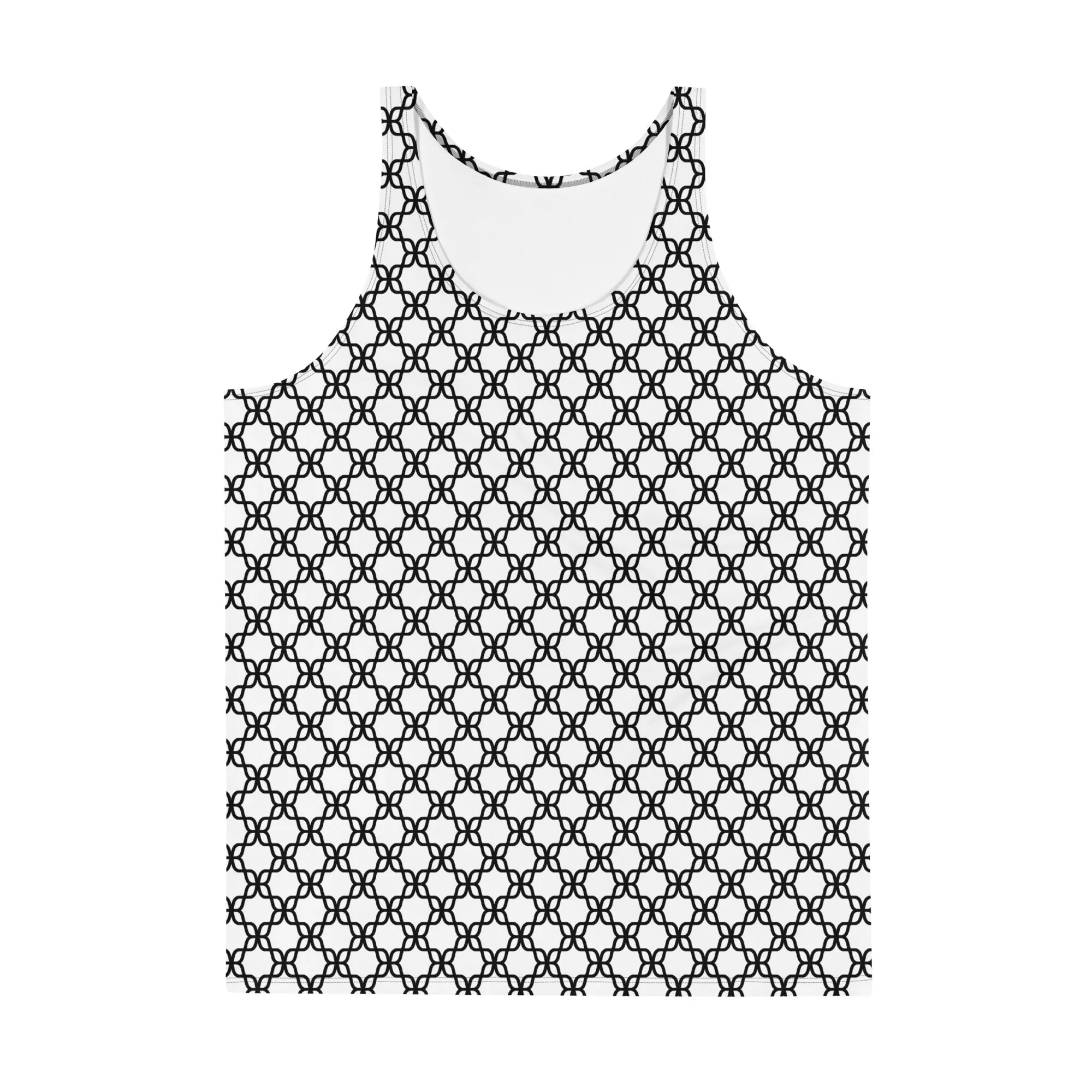 Unisex Tank Top Aqua Chain