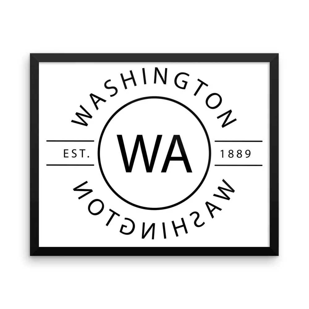 Washington - Framed Print - Reflections