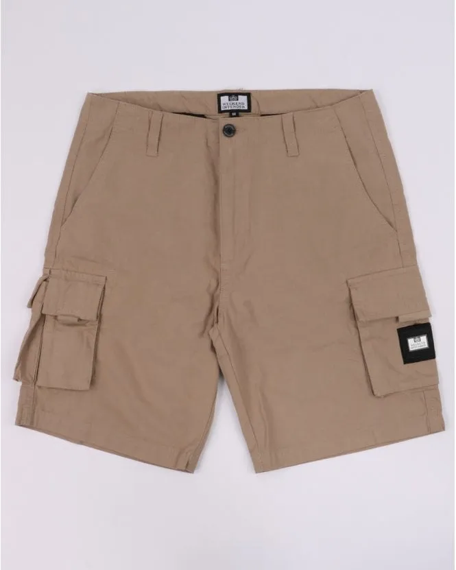 Weekend Offender Cargo Shorts Stone