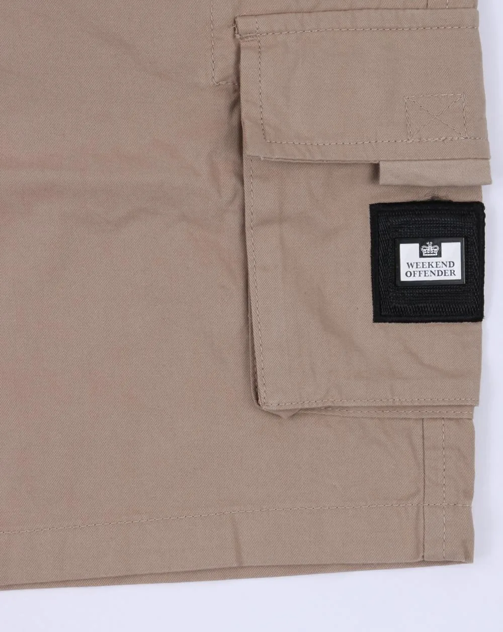 Weekend Offender Cargo Shorts Stone