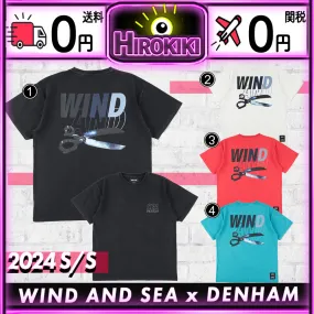 WIND AND SEA  |Unisex Street Style Collaboration Logo T-Shirts