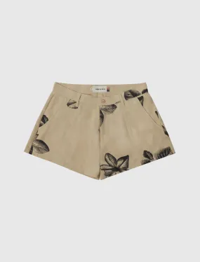 WOMEN'S FLORAL PRINT SHORTS