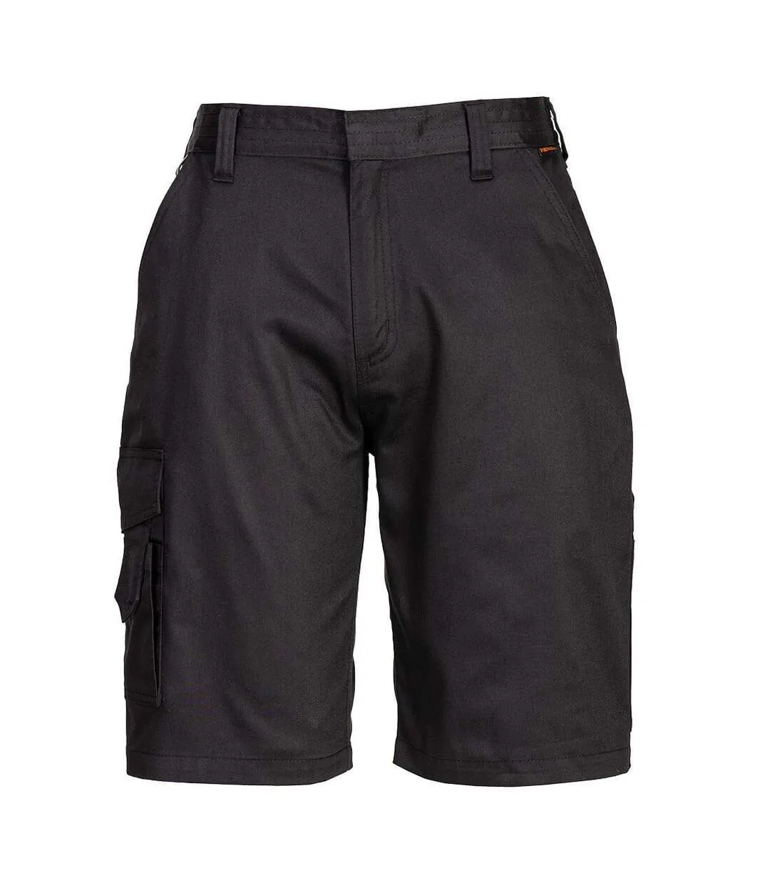 Womens/ladies cargo shorts black Portwest