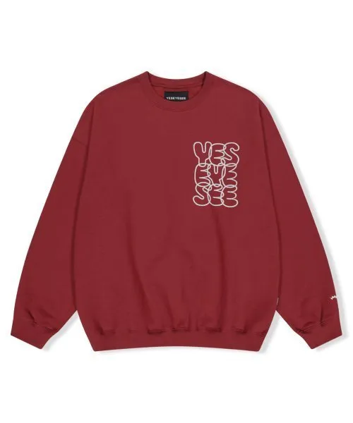 YESEYESEE  |Unisex Street Style Long Sleeves Cotton Logo Sweatshirts