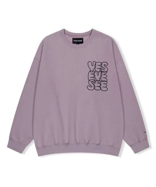 YESEYESEE  |Unisex Street Style Long Sleeves Cotton Logo Sweatshirts