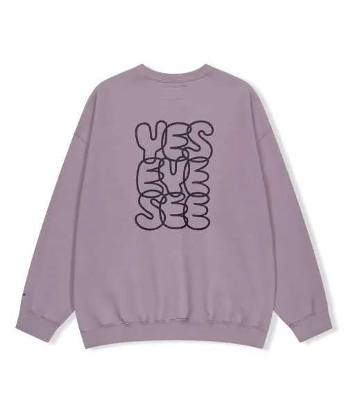 YESEYESEE  |Unisex Street Style Long Sleeves Cotton Logo Sweatshirts