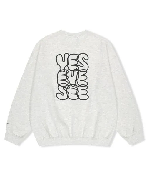 YESEYESEE  |Unisex Street Style Long Sleeves Cotton Logo Sweatshirts