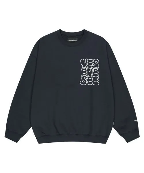 YESEYESEE  |Unisex Street Style Long Sleeves Cotton Logo Sweatshirts